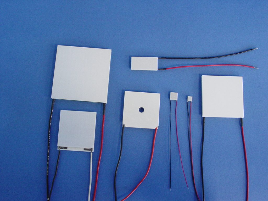 Custom made thermoelectric modules include various sizes and performance capabilities. Including, rectangular circular and center hole applications